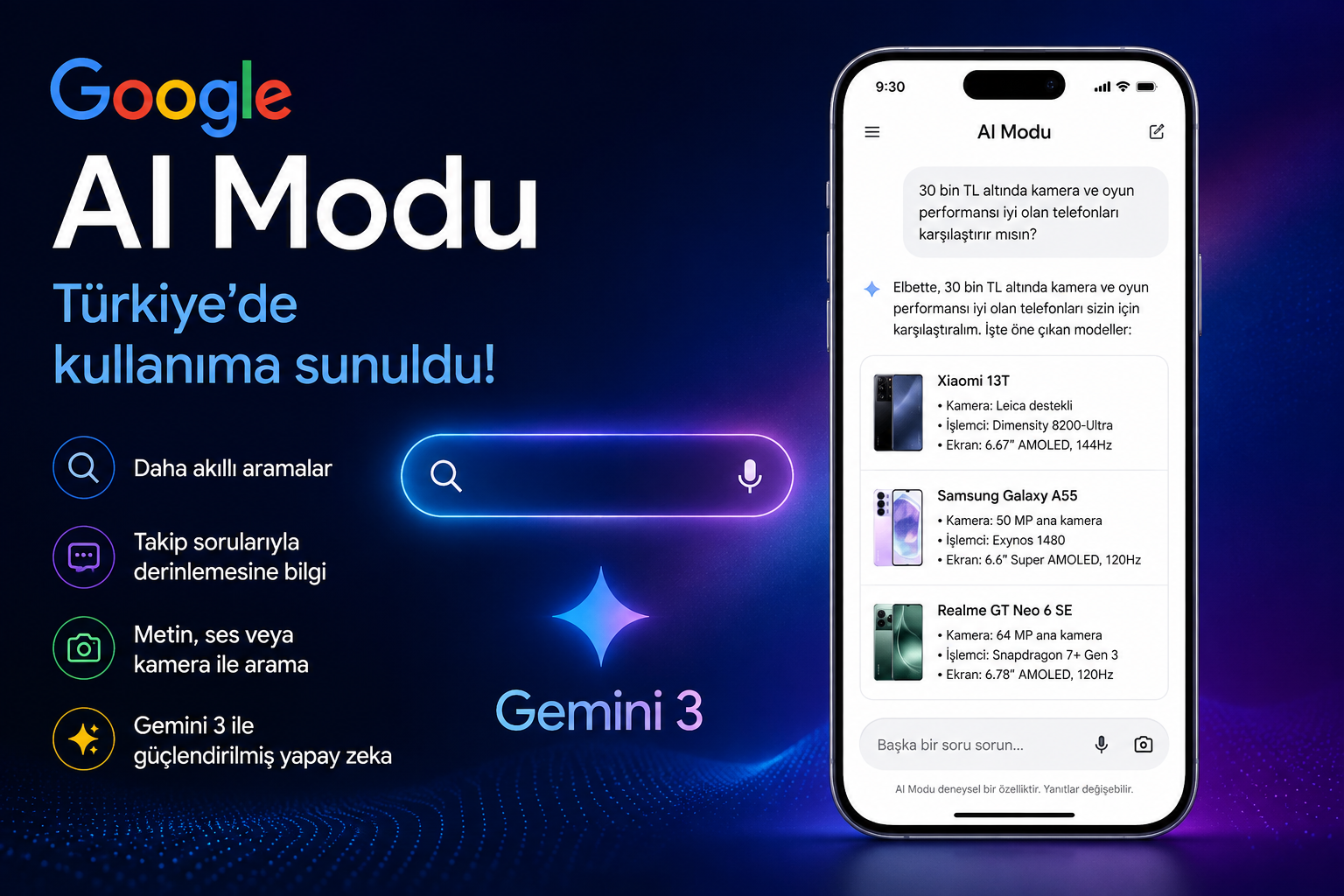 Google AI Modu Türkiye’de Kullanıma Sunuldu: Nasıl Kullanılır, Ne İşe Yarar?