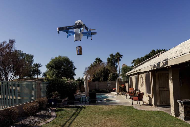 Amazon Dronu Siparişi Havuzun Ortasına Bıraktı: Prime Air İçin İlginç An