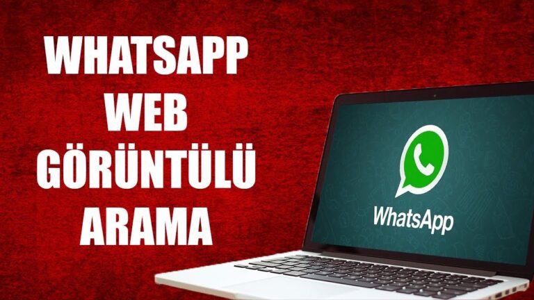 WhatsApp Web görüntülü arama
